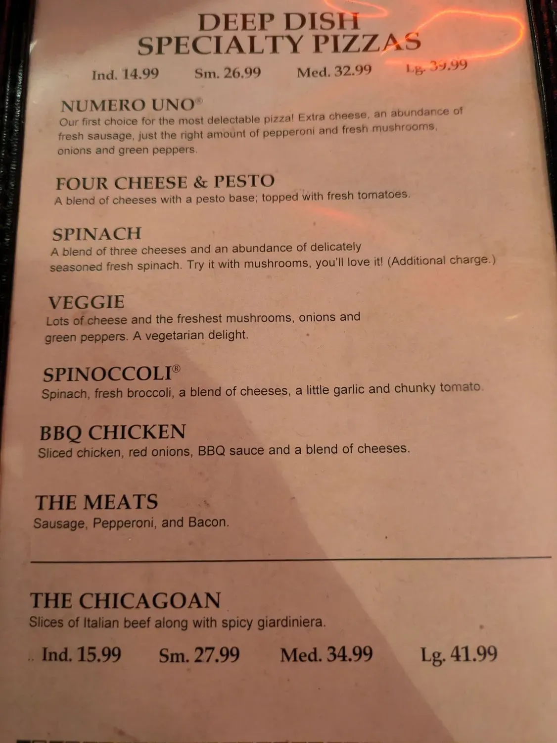 Menu 4