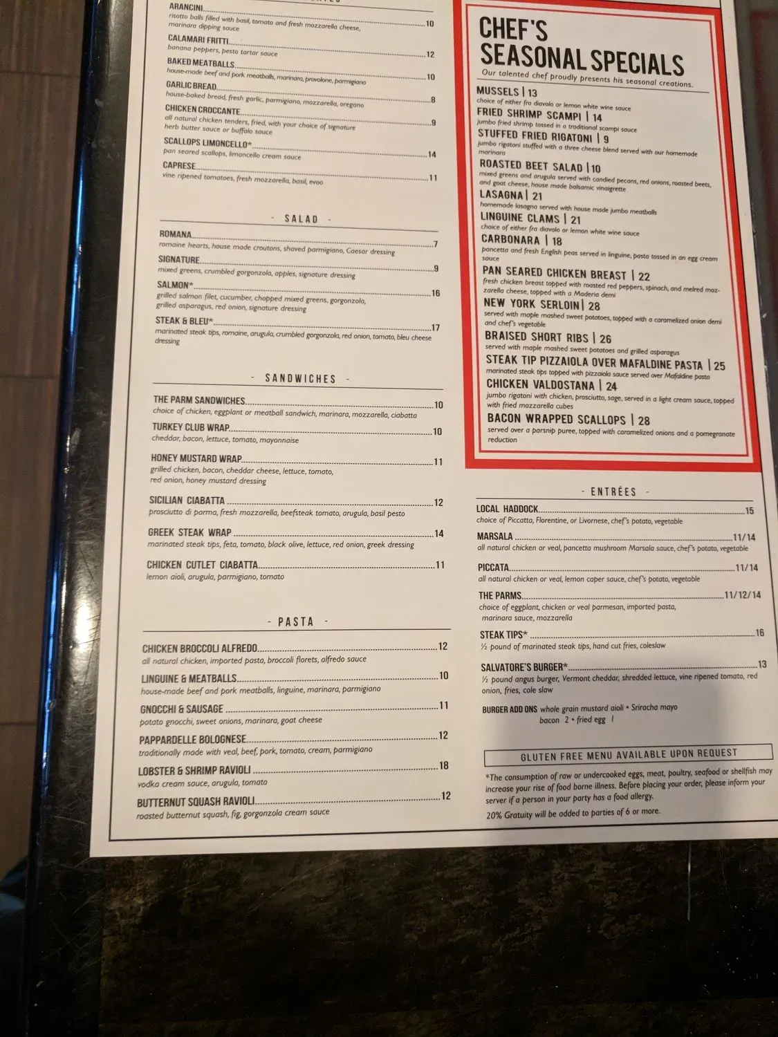 Menu 2