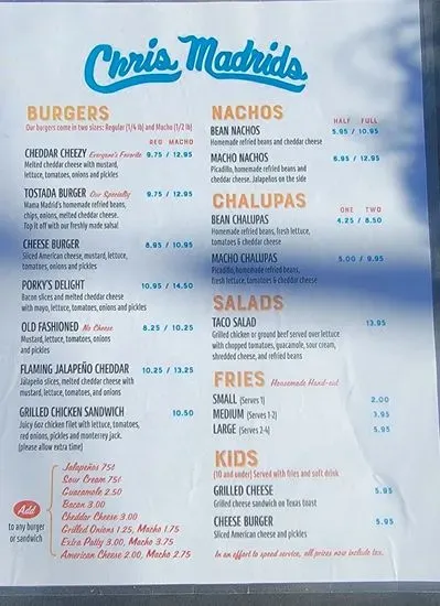 Menu 3