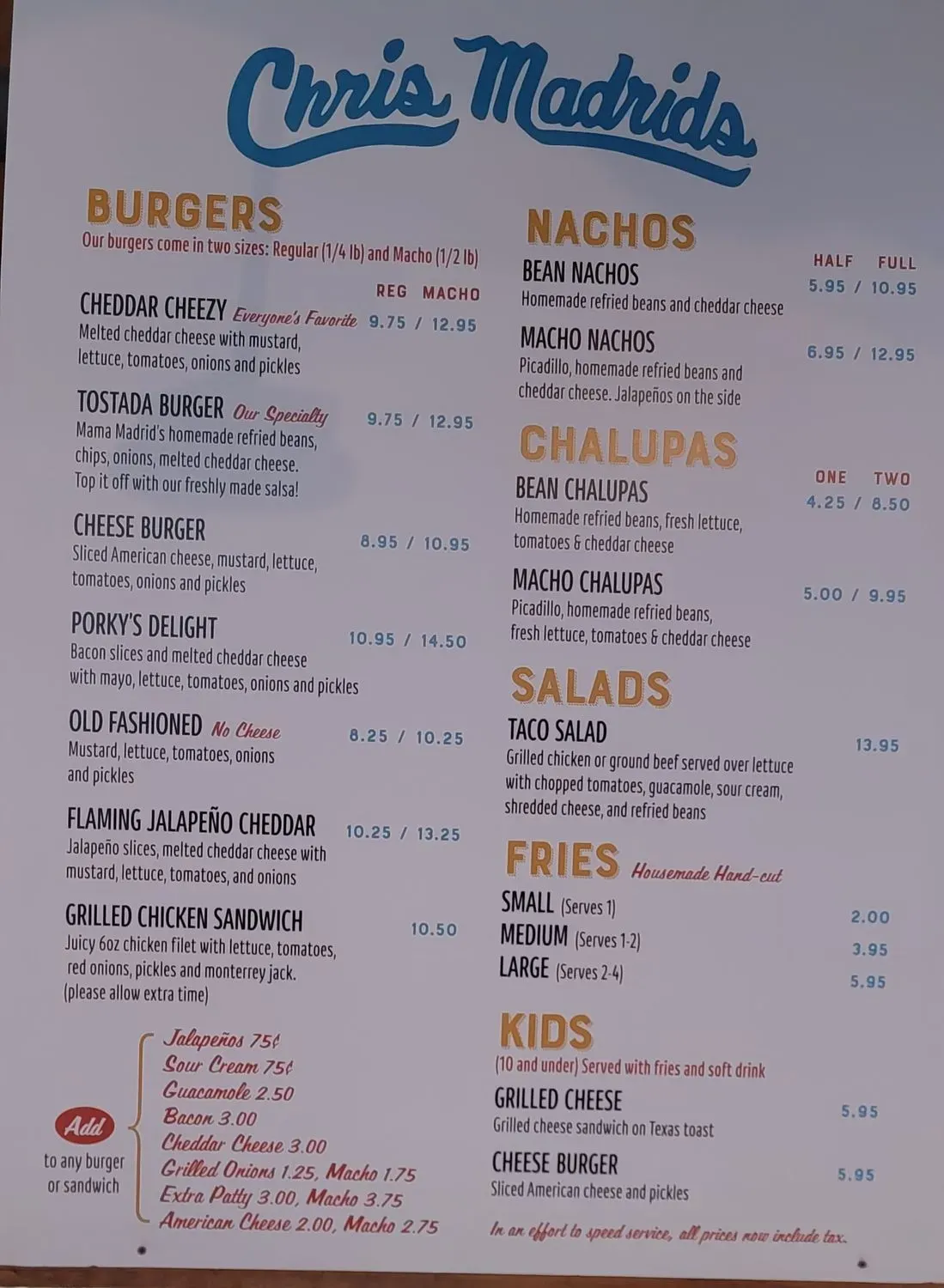 Menu 2