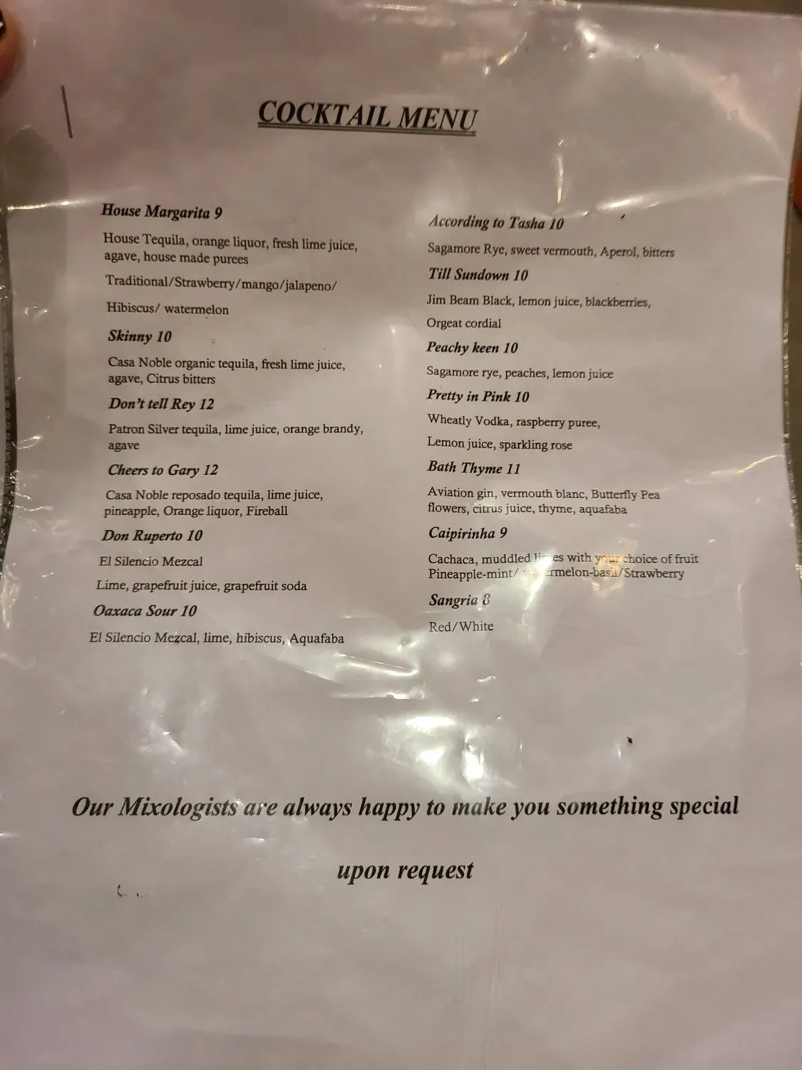 Menu 4