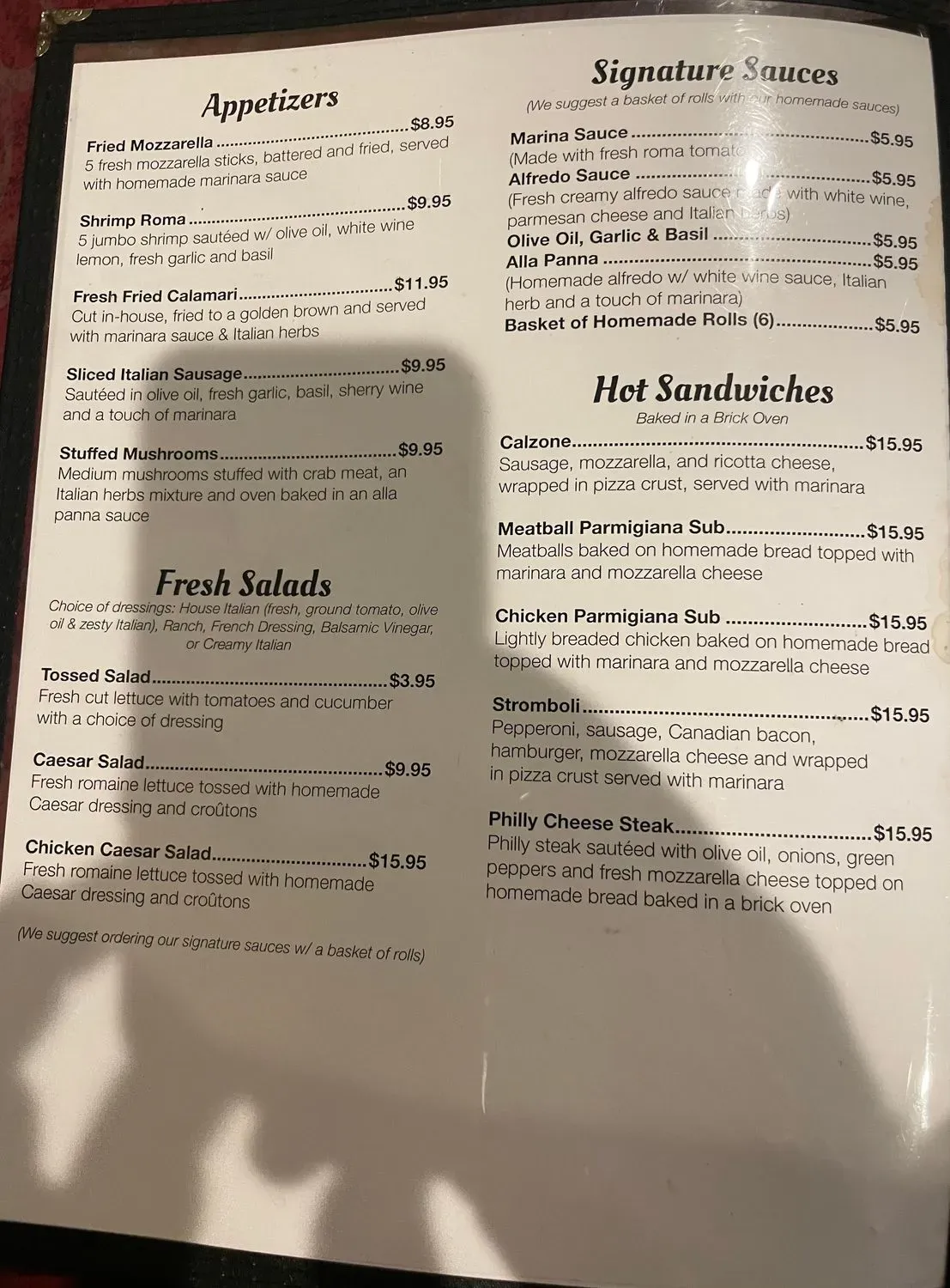 Menu 3