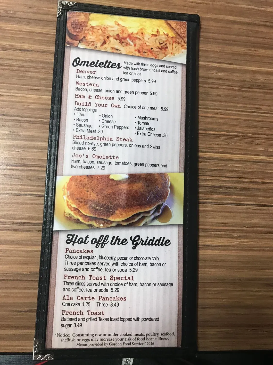 Menu 6