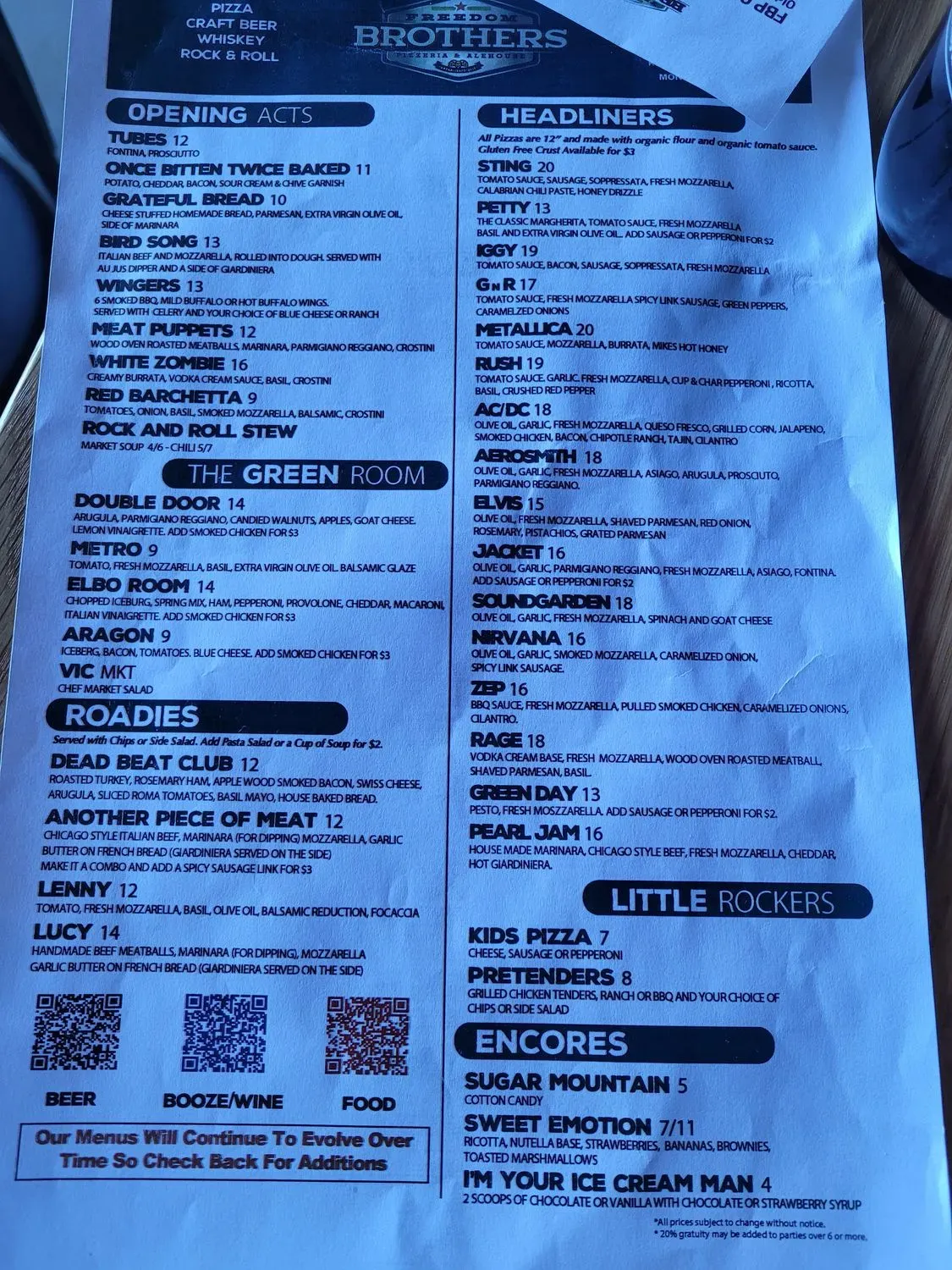 Menu 4