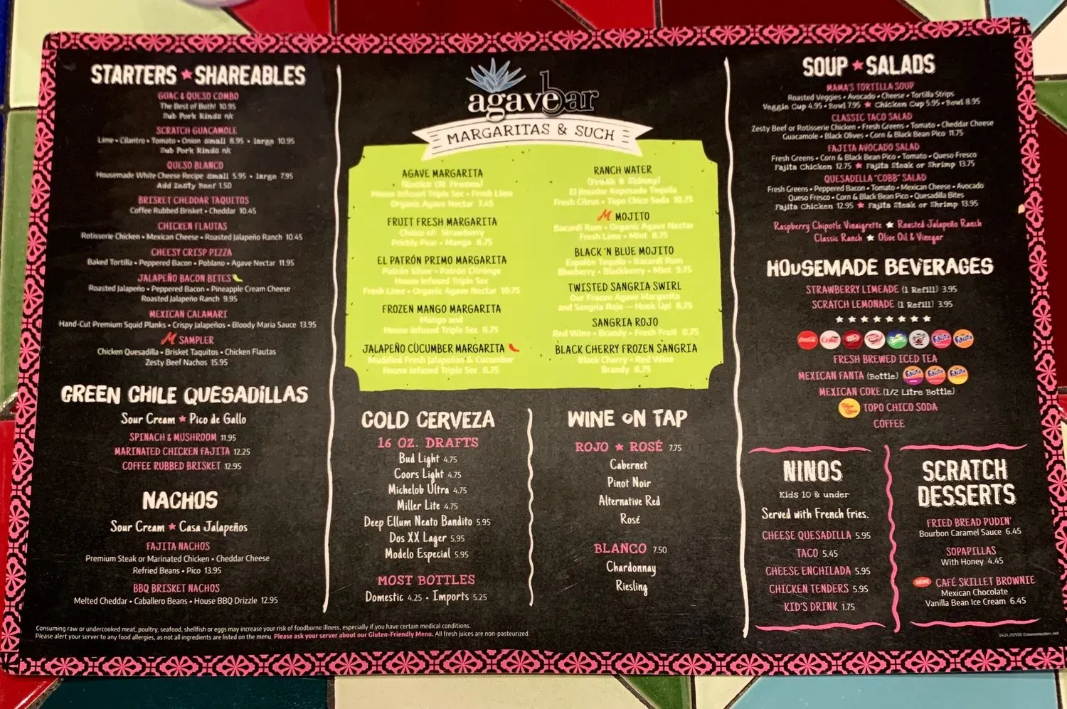 Menu 6