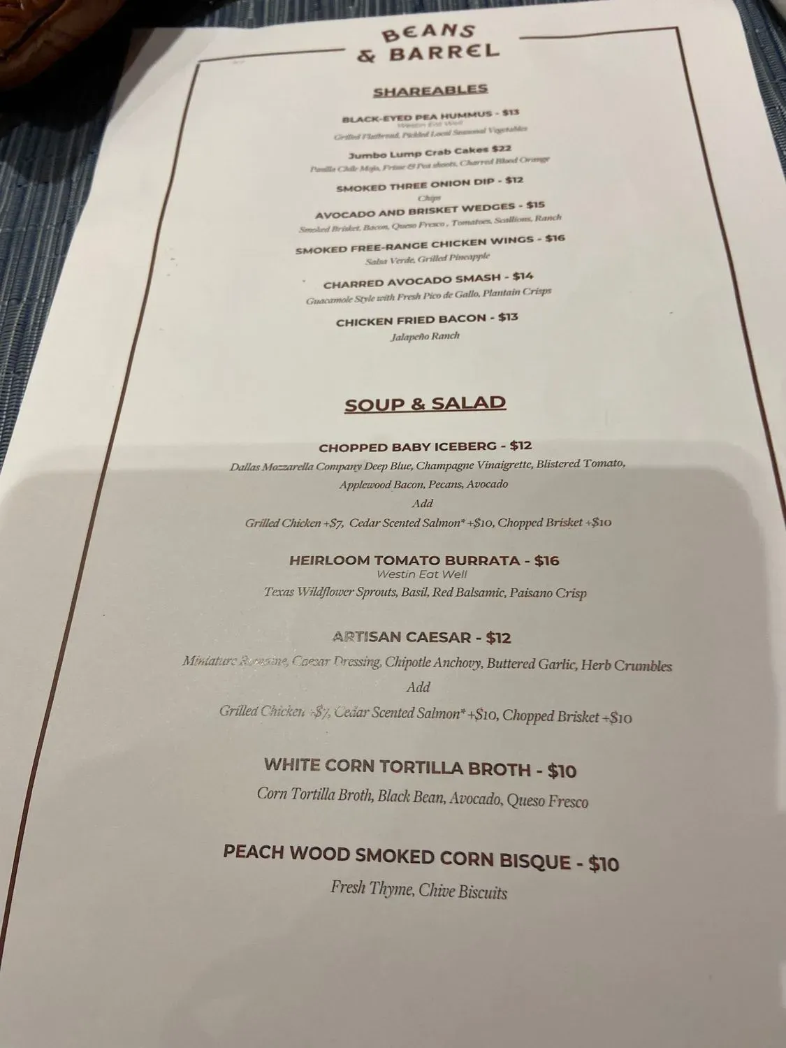 Menu 6