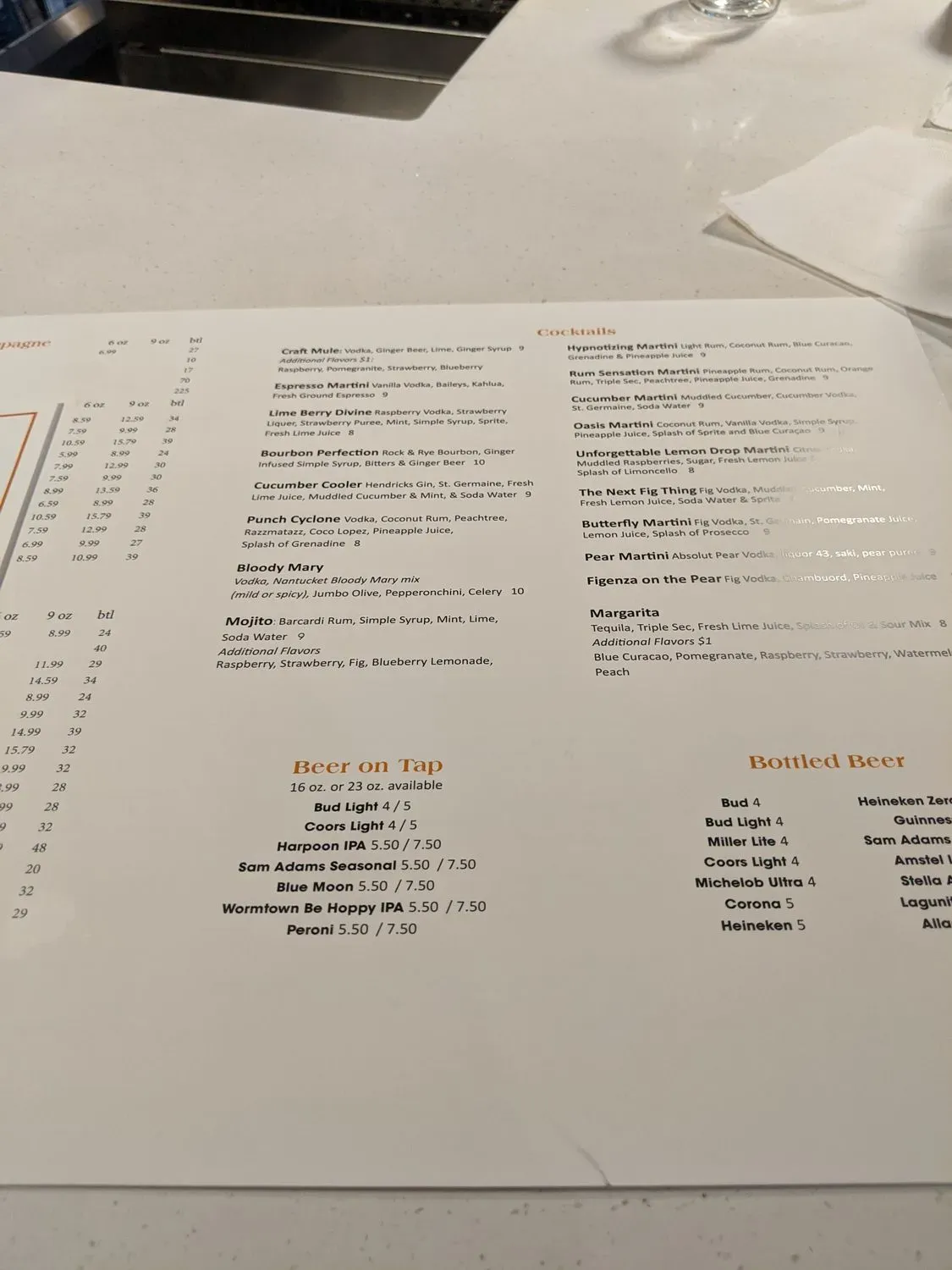 Menu 5