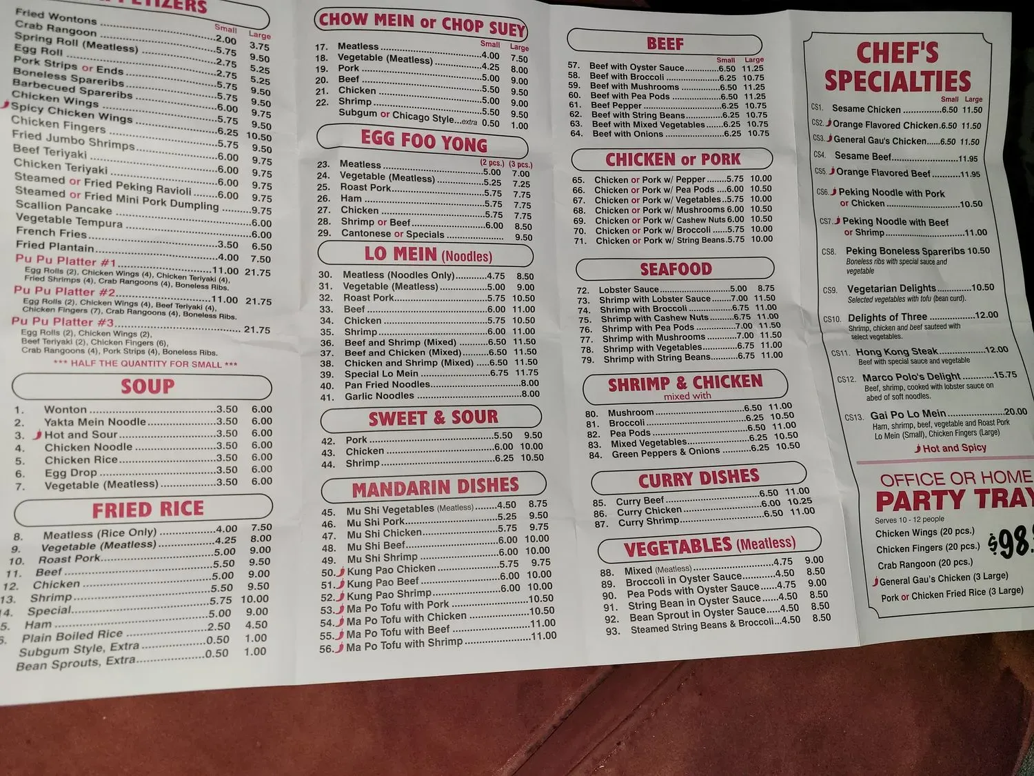 Menu 2