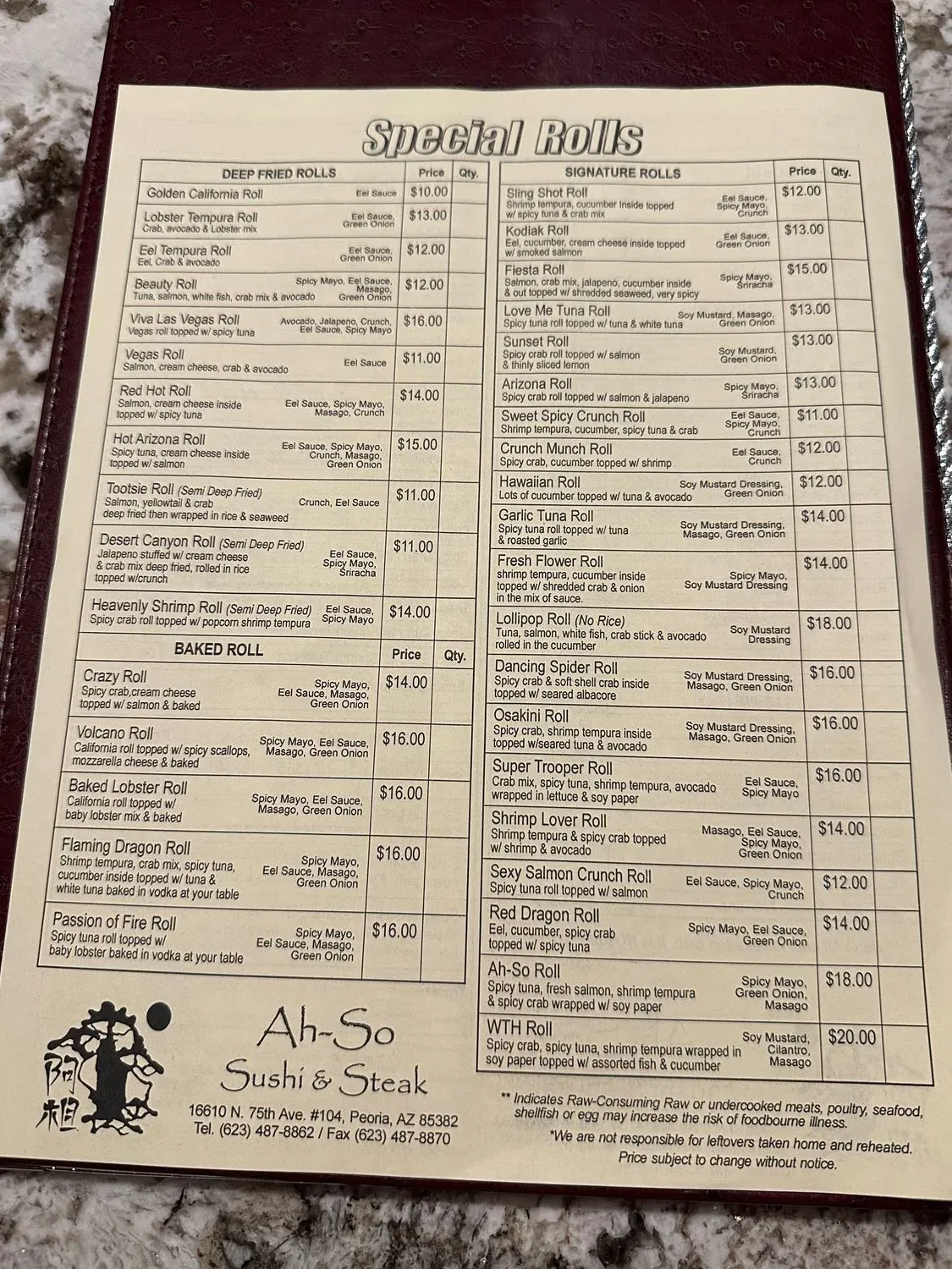 Menu 2