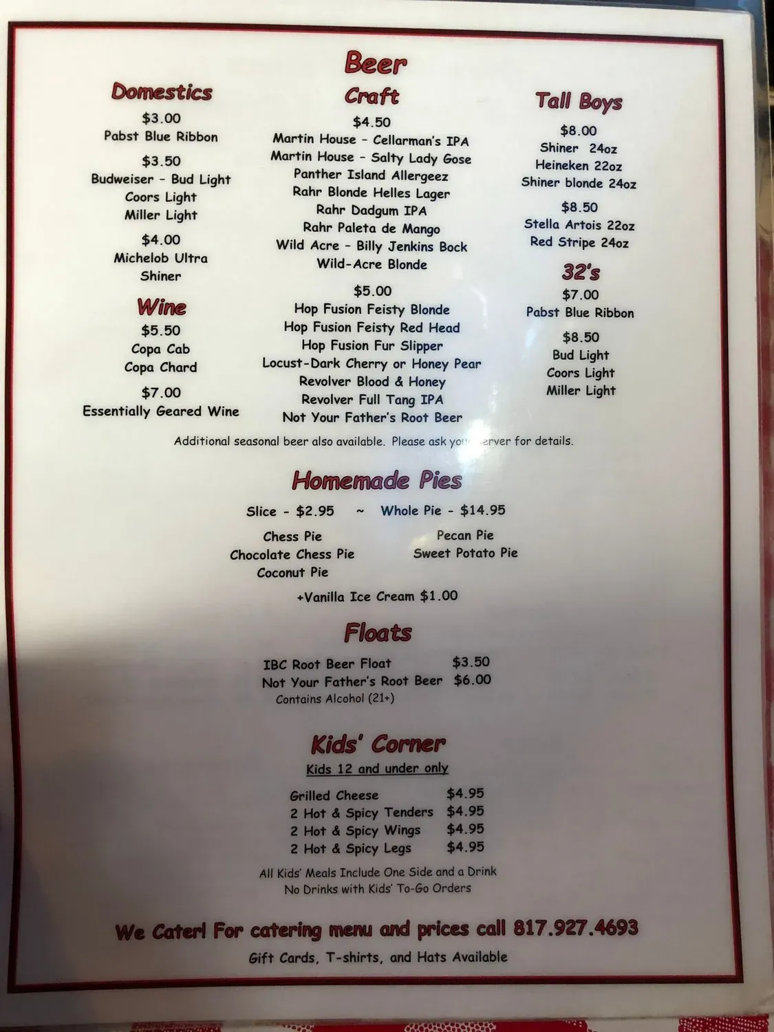 Menu 4