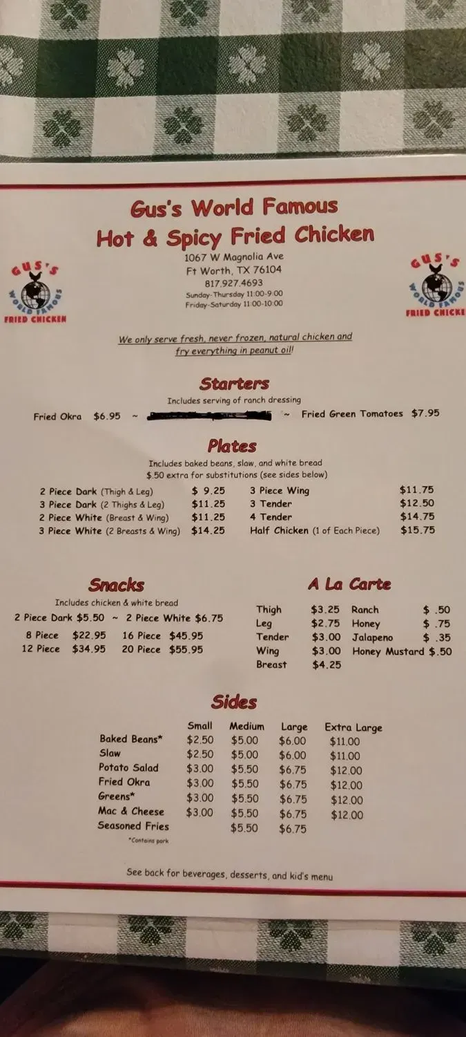 Menu 6