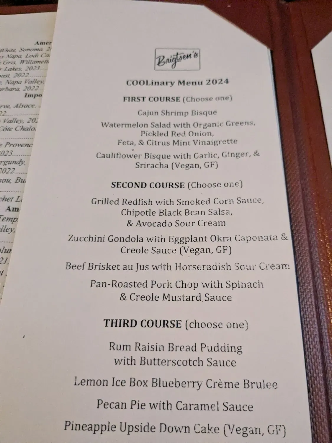 Menu 6