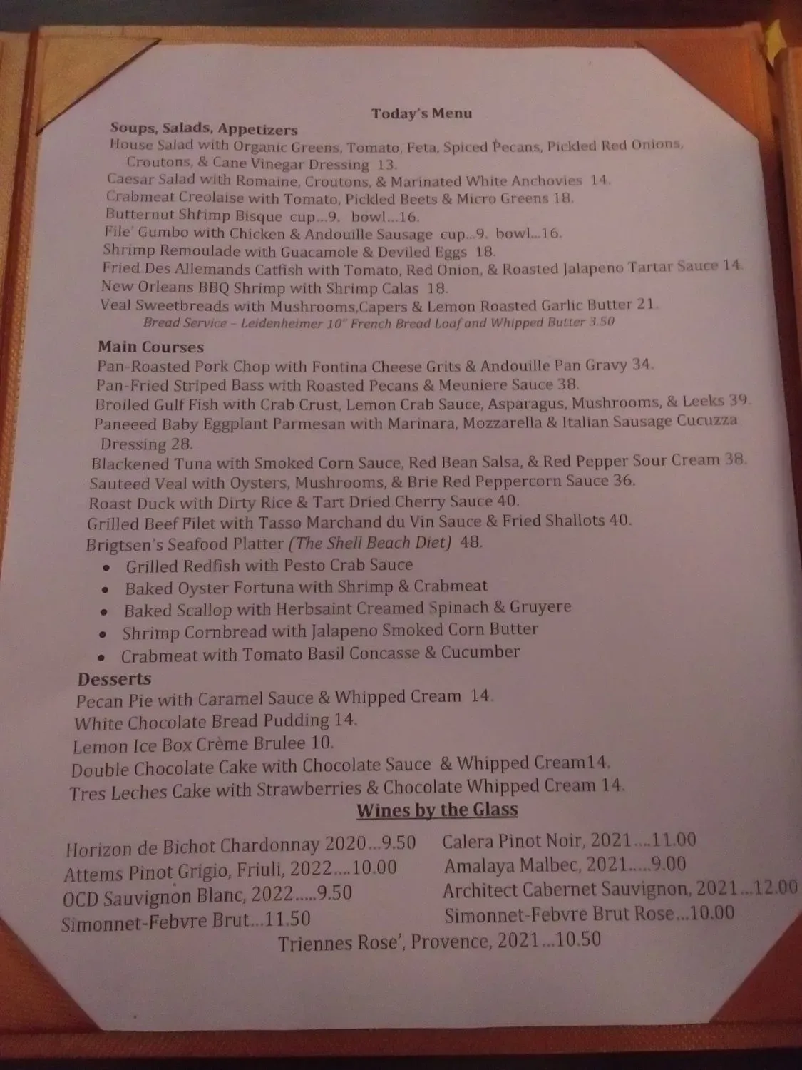 Menu 3