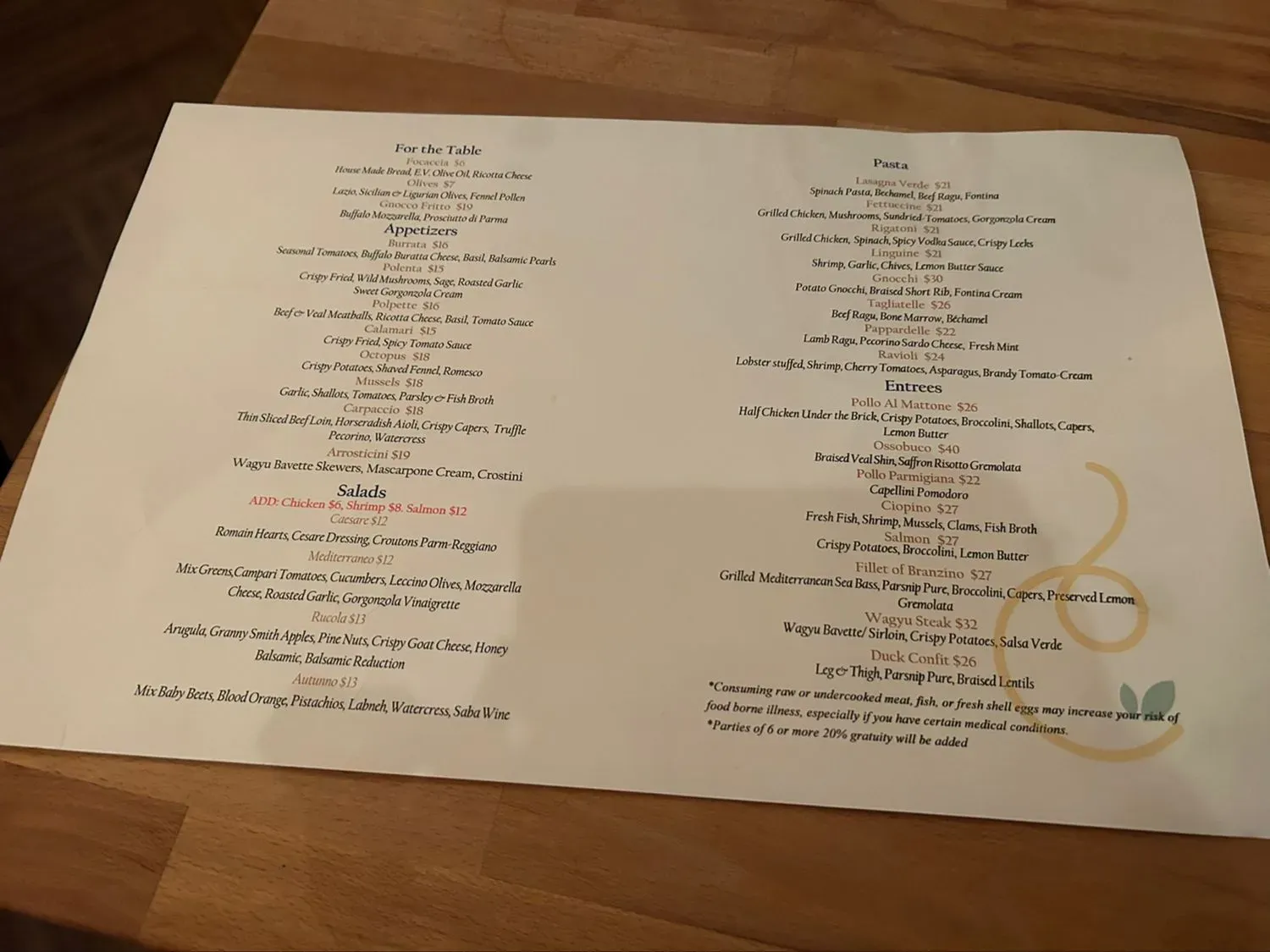 Menu 2