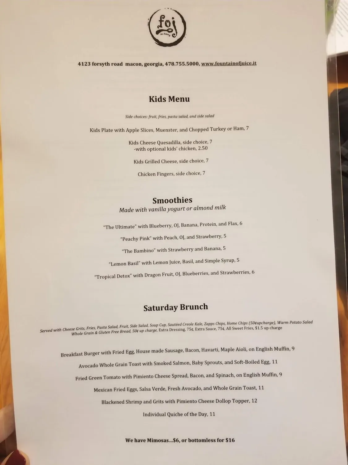 Menu 3