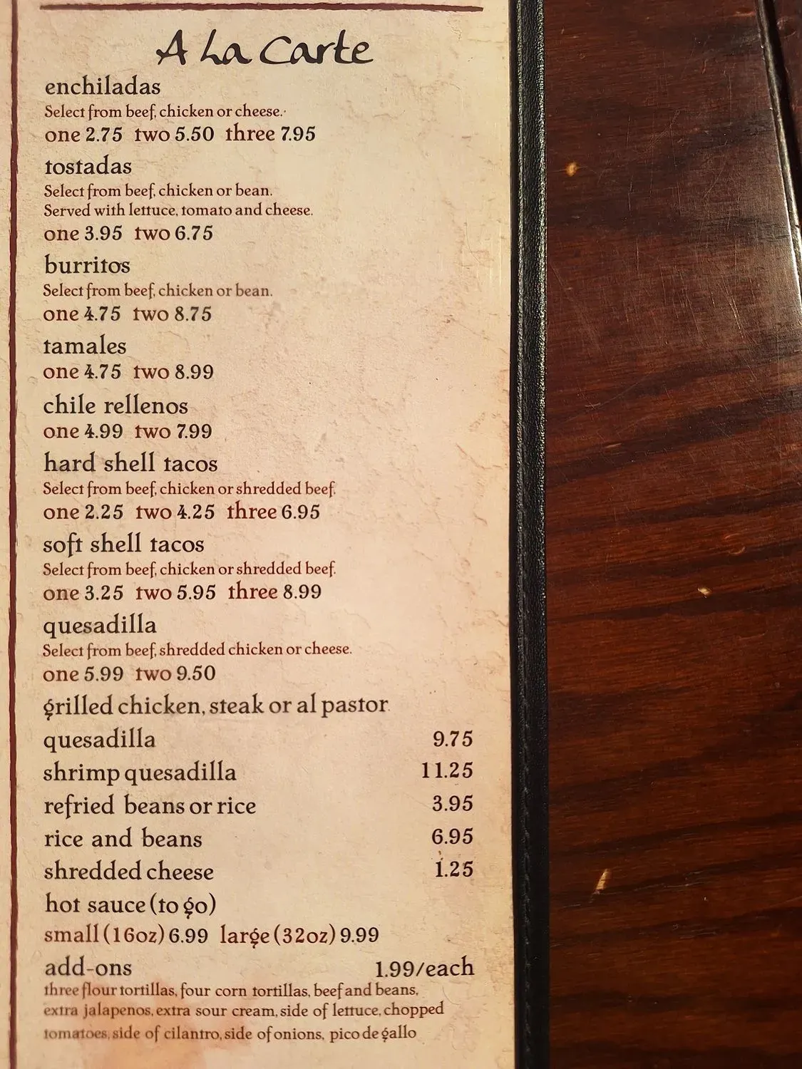 Menu 4