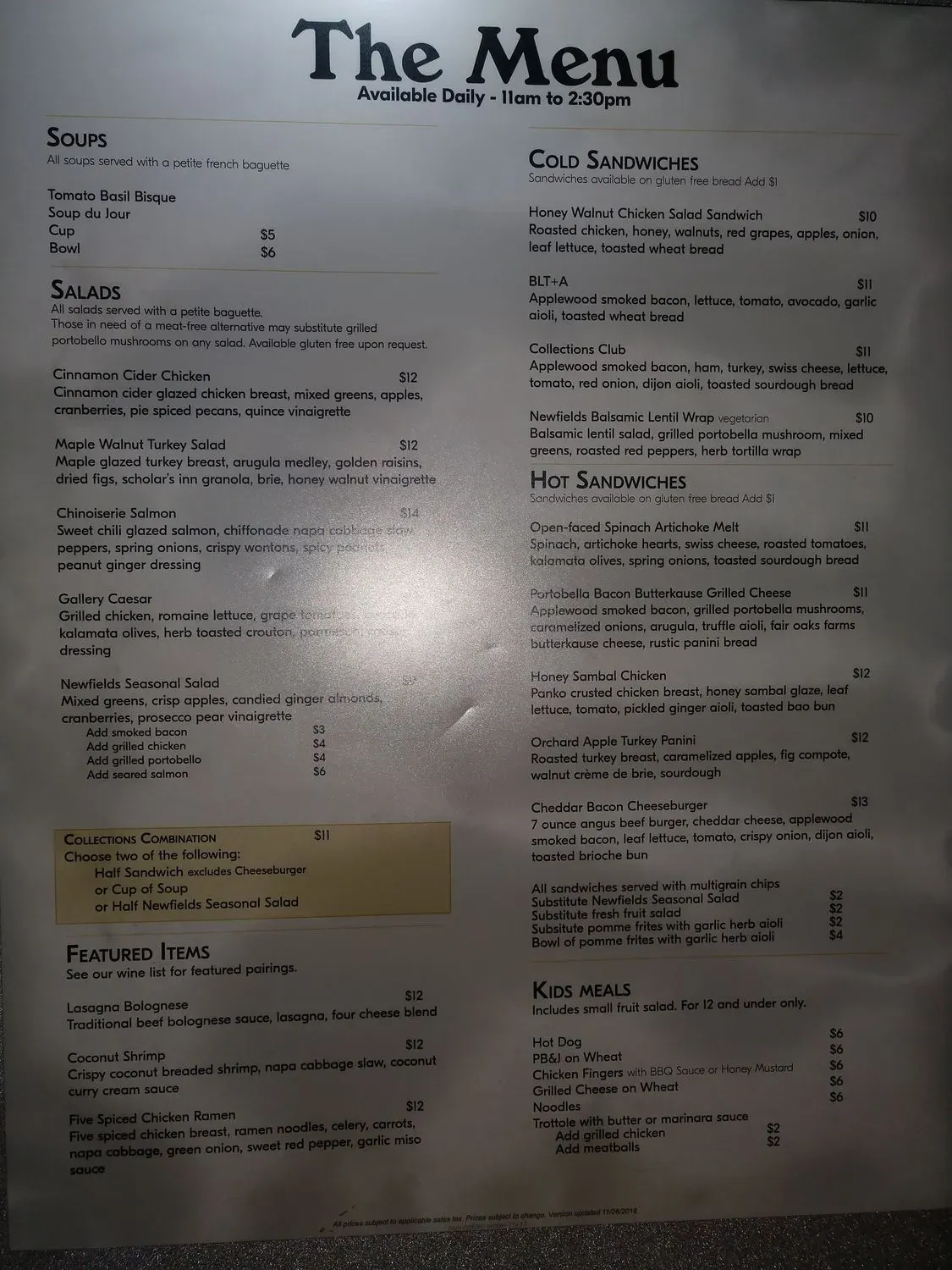 Menu 4