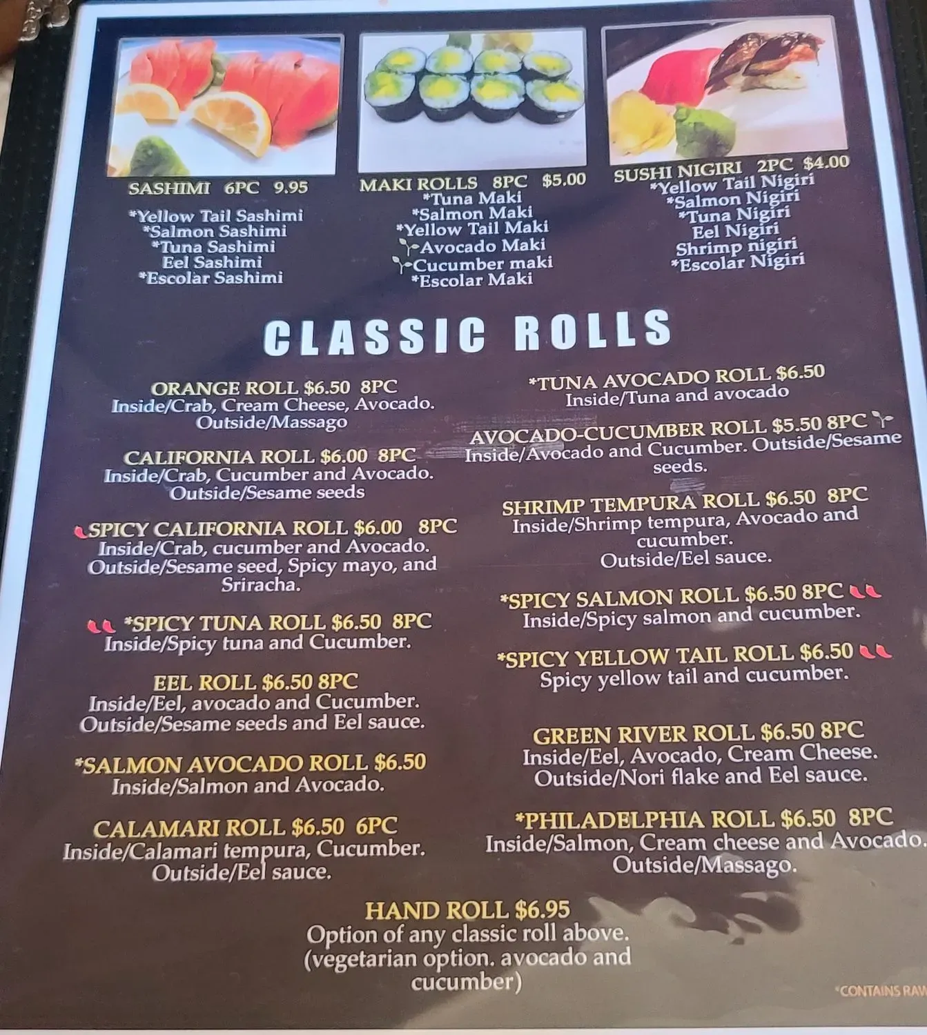 Menu 6