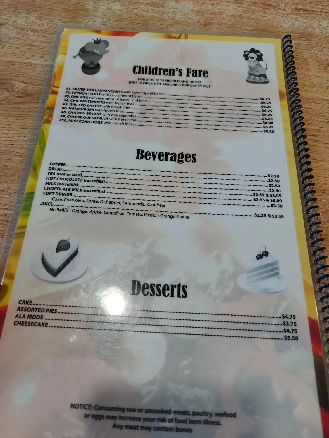 Menu 6