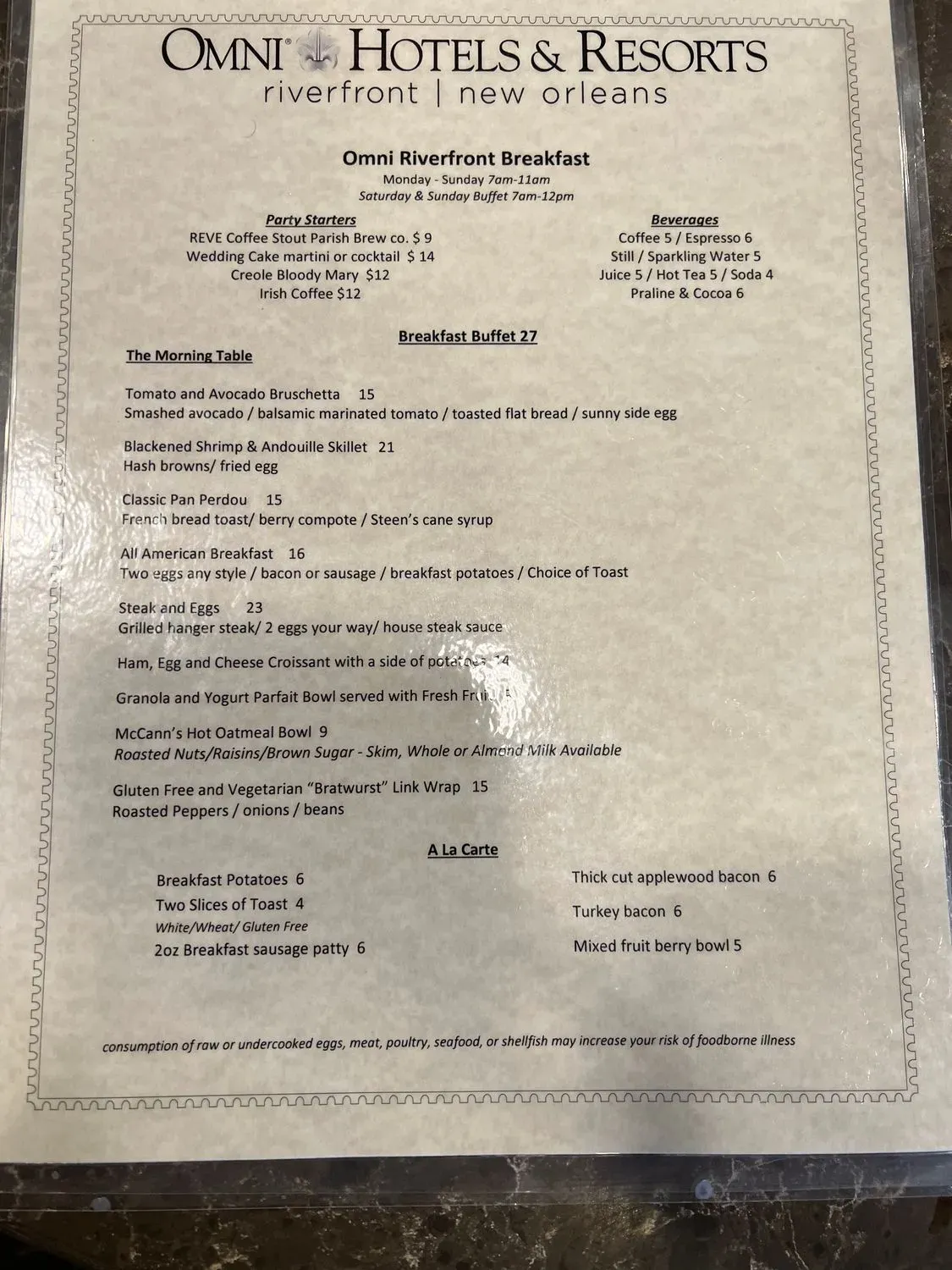 Menu 2