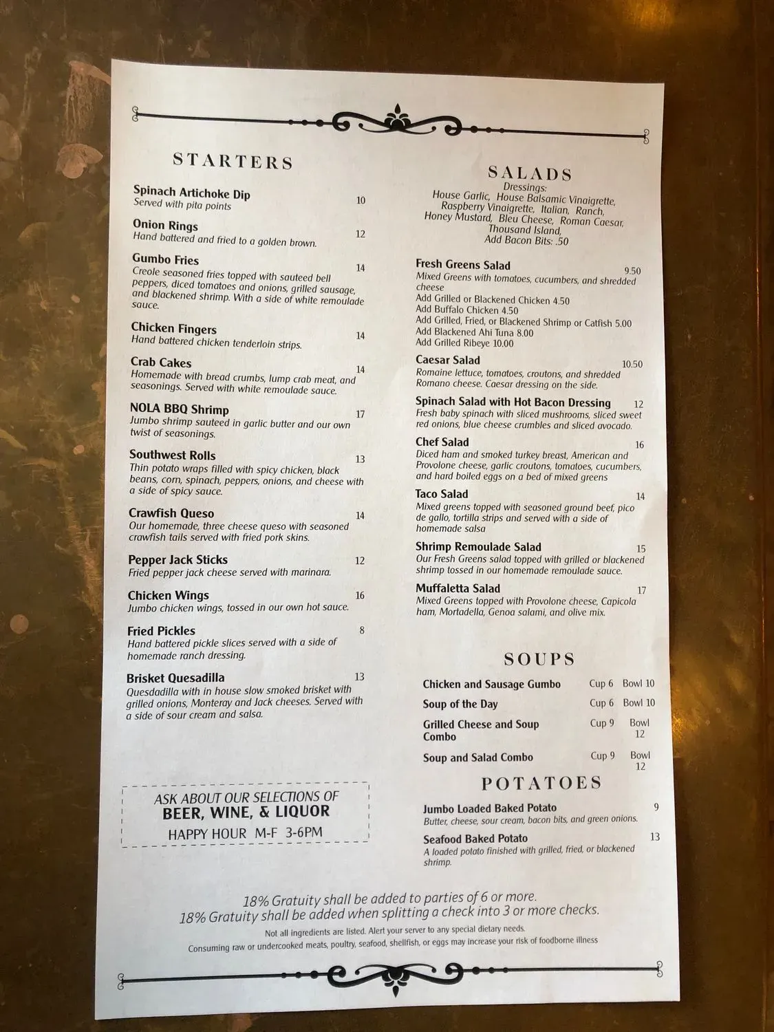 Menu 3