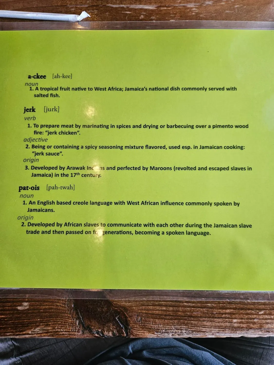 Menu 6