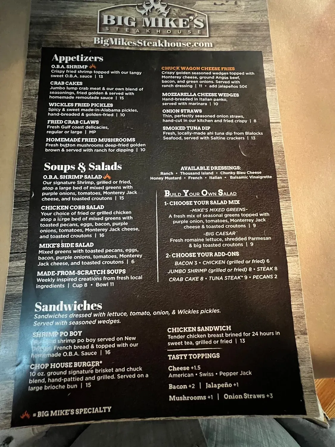 Menu 3