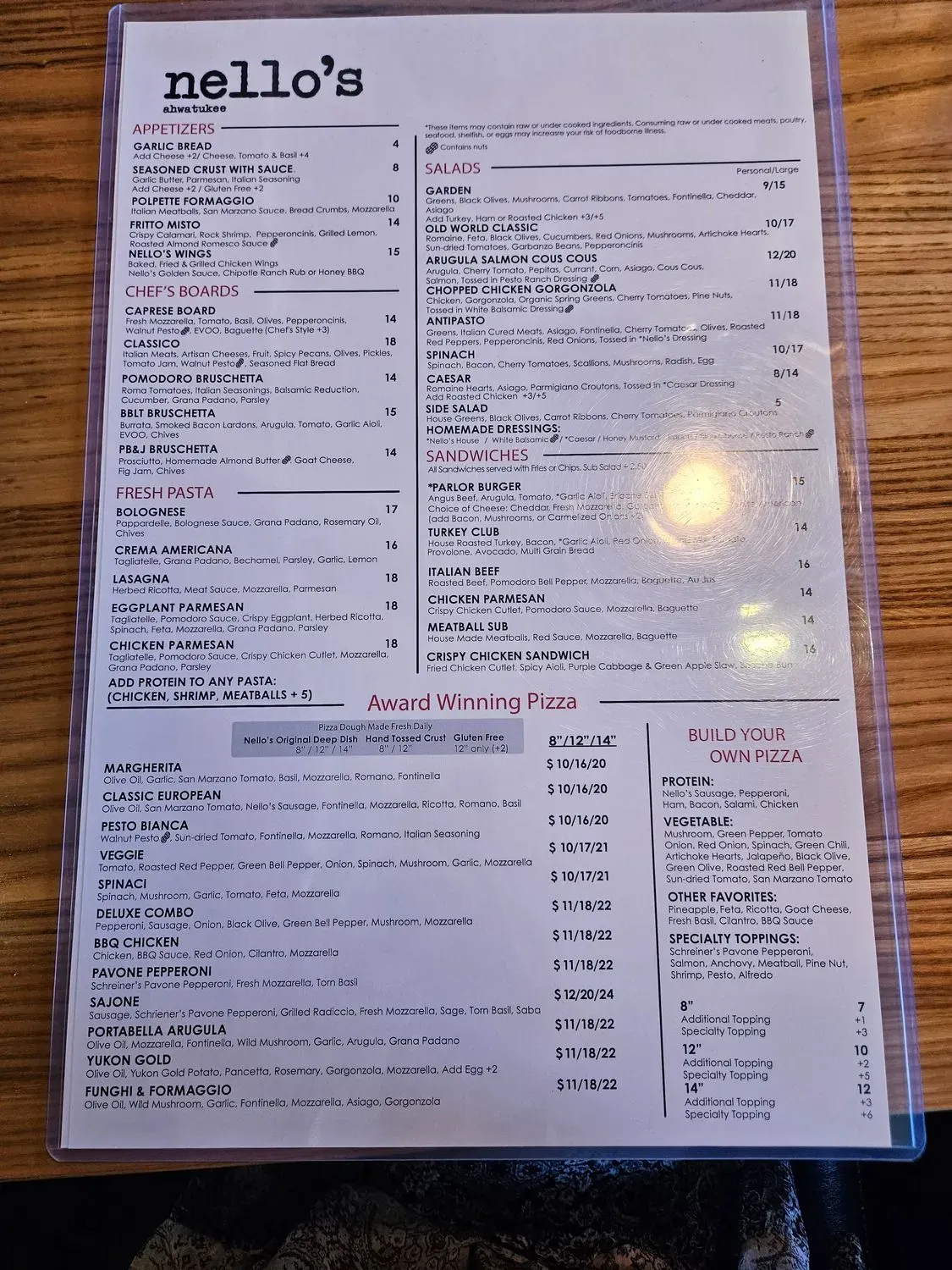 Menu 3