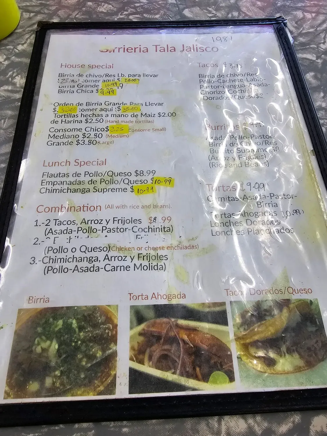 Menu 4