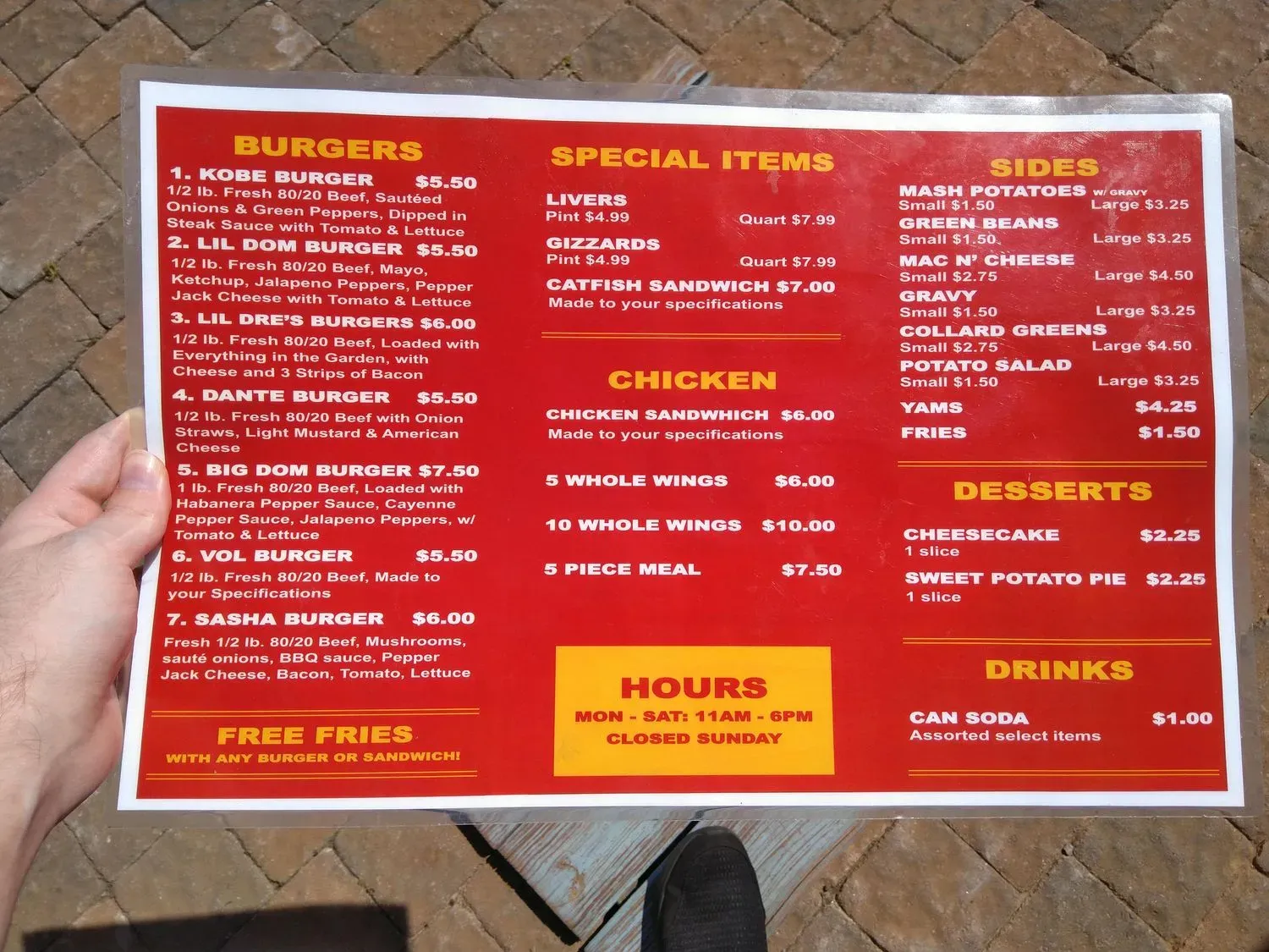 Menu 4