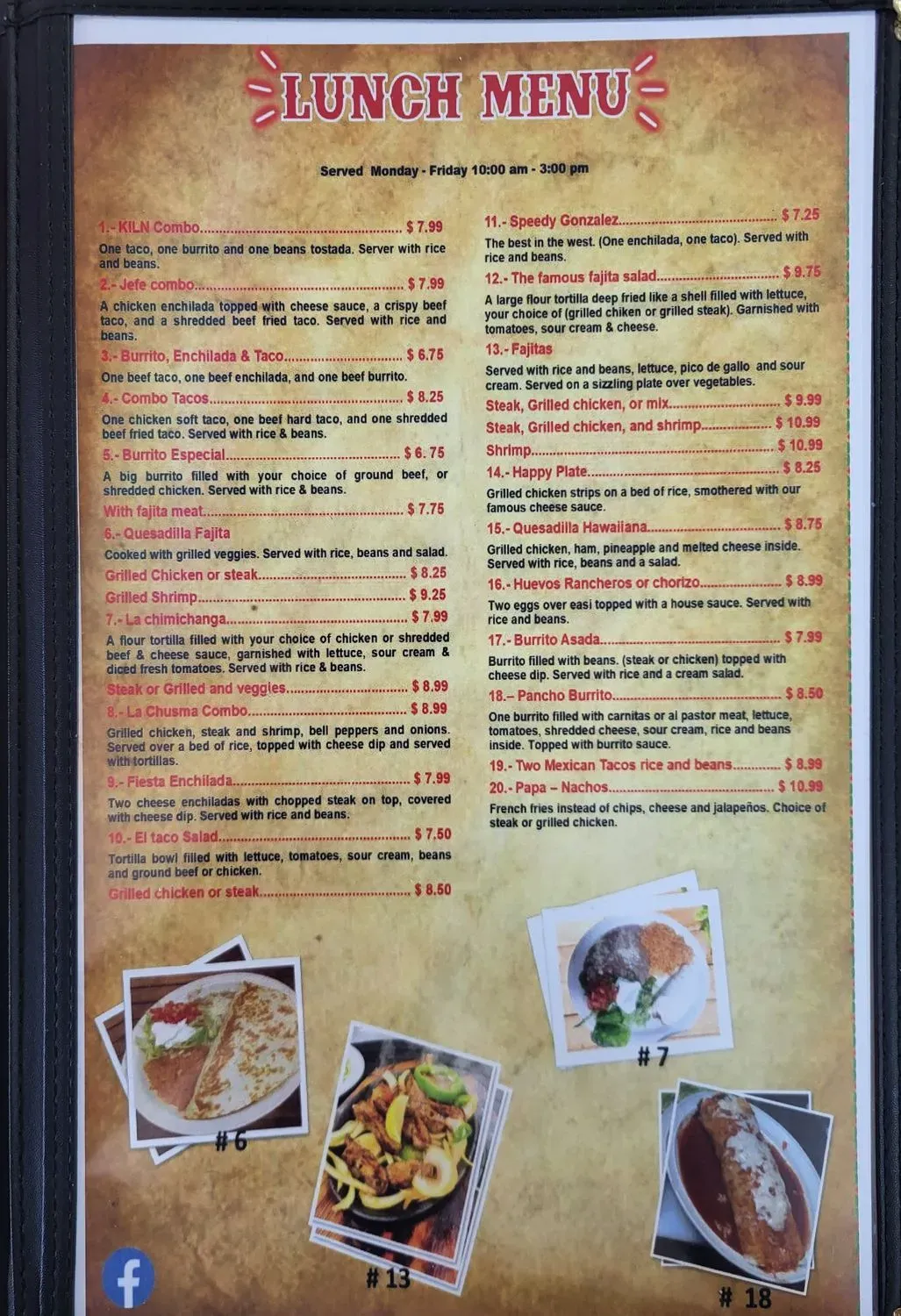 Menu 6