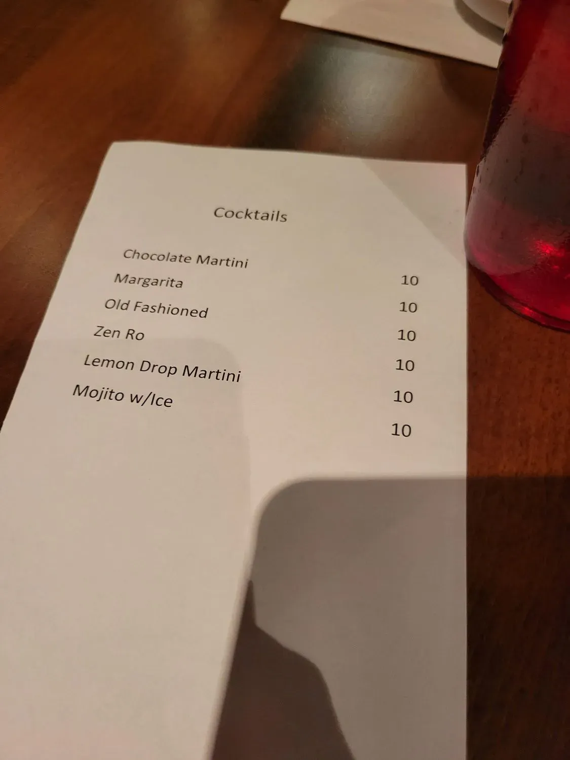 Menu 4