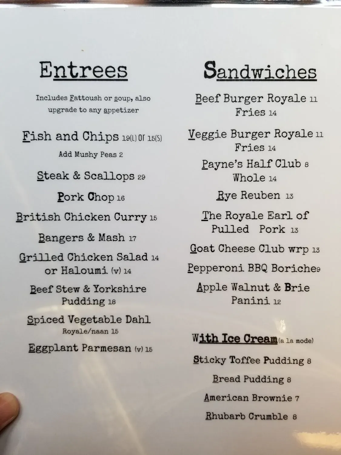 Menu 6