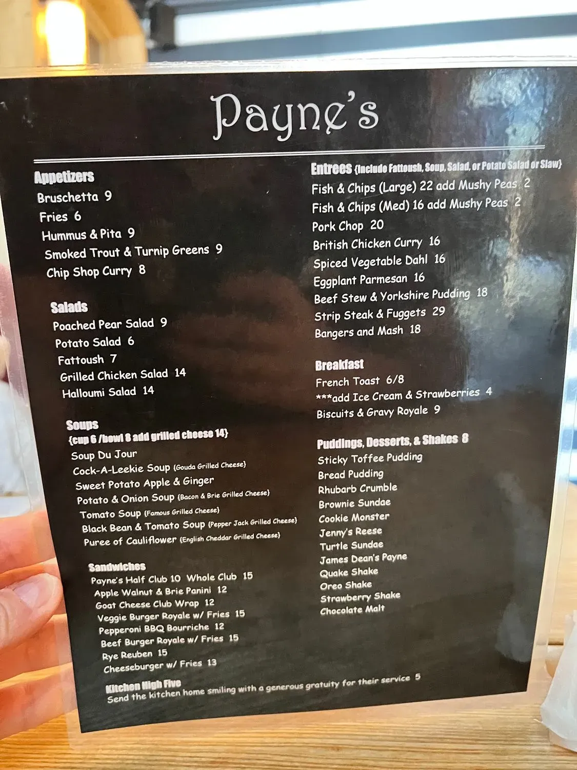 Menu 4