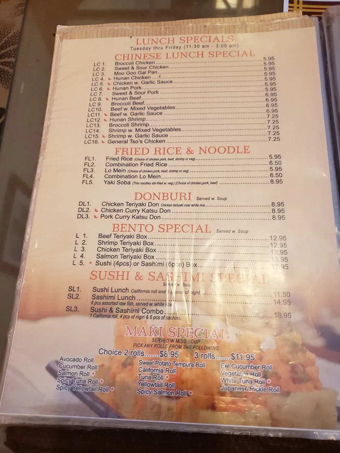 Menu 4