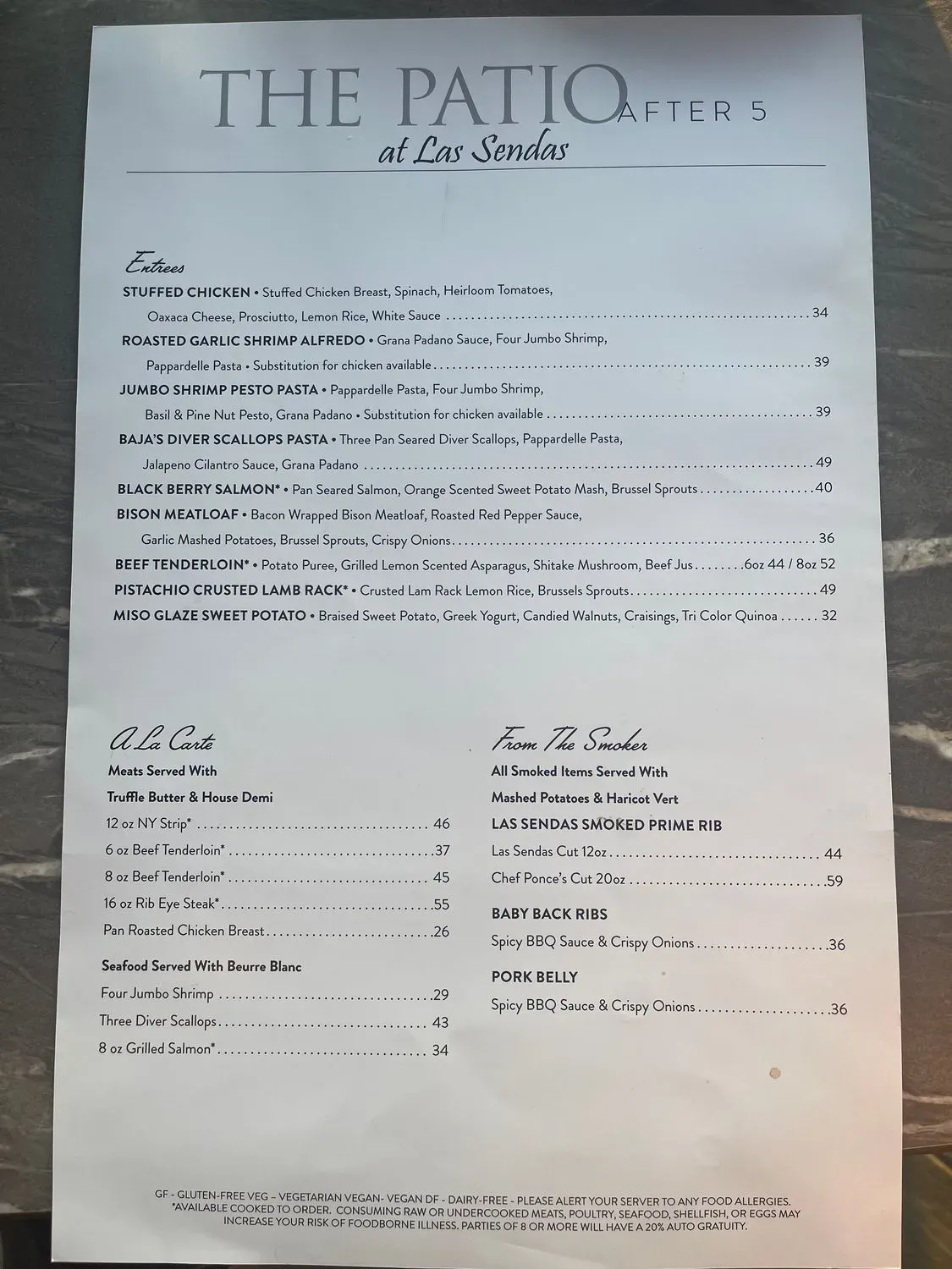 Menu 5