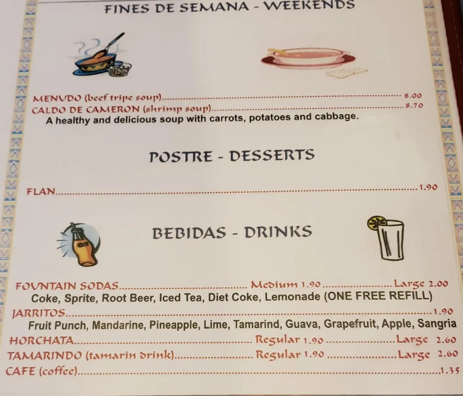 Menu 5