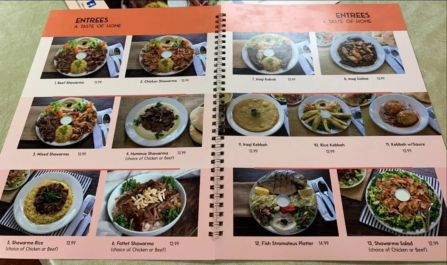 Menu 5