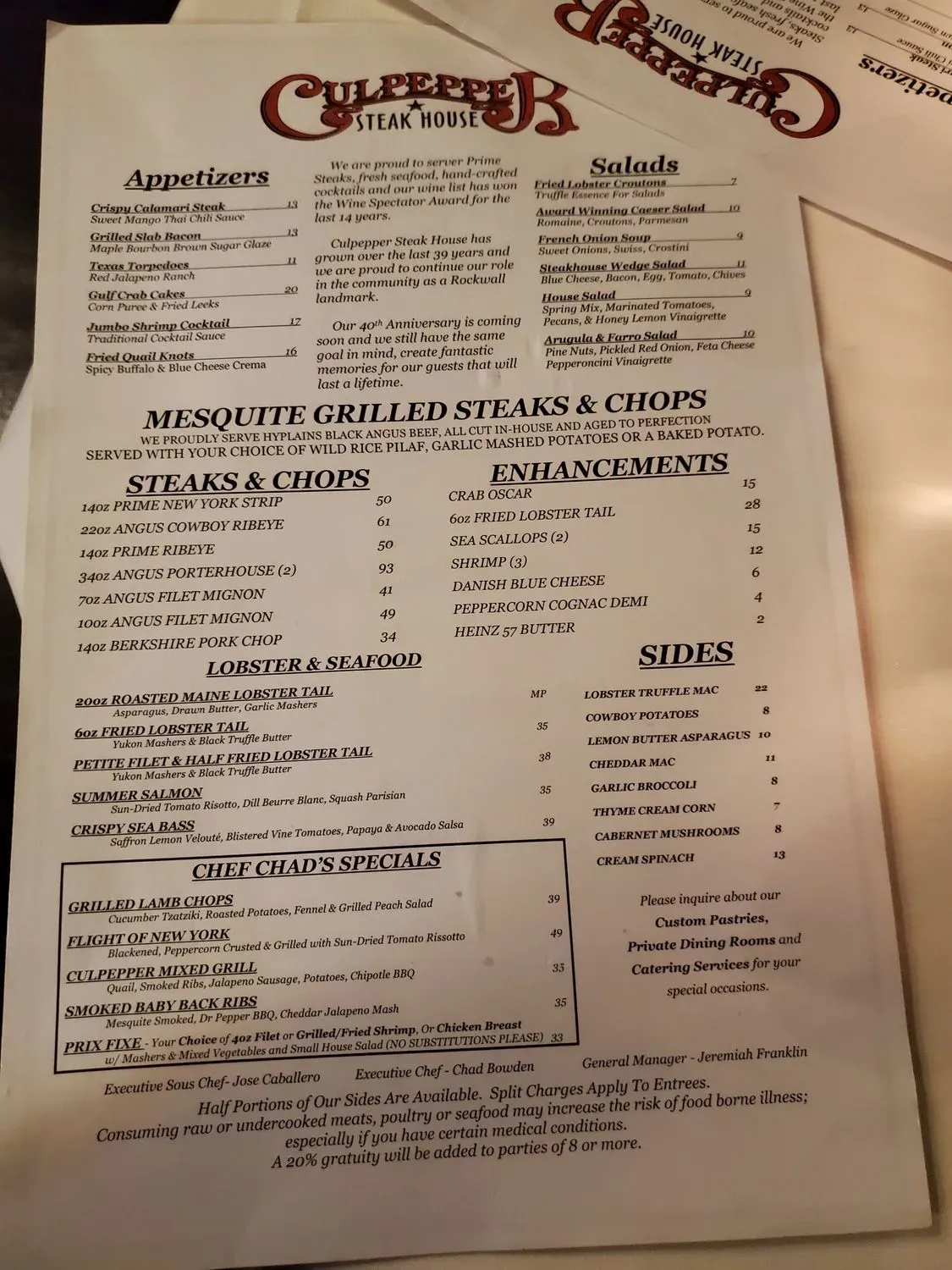 Menu 6