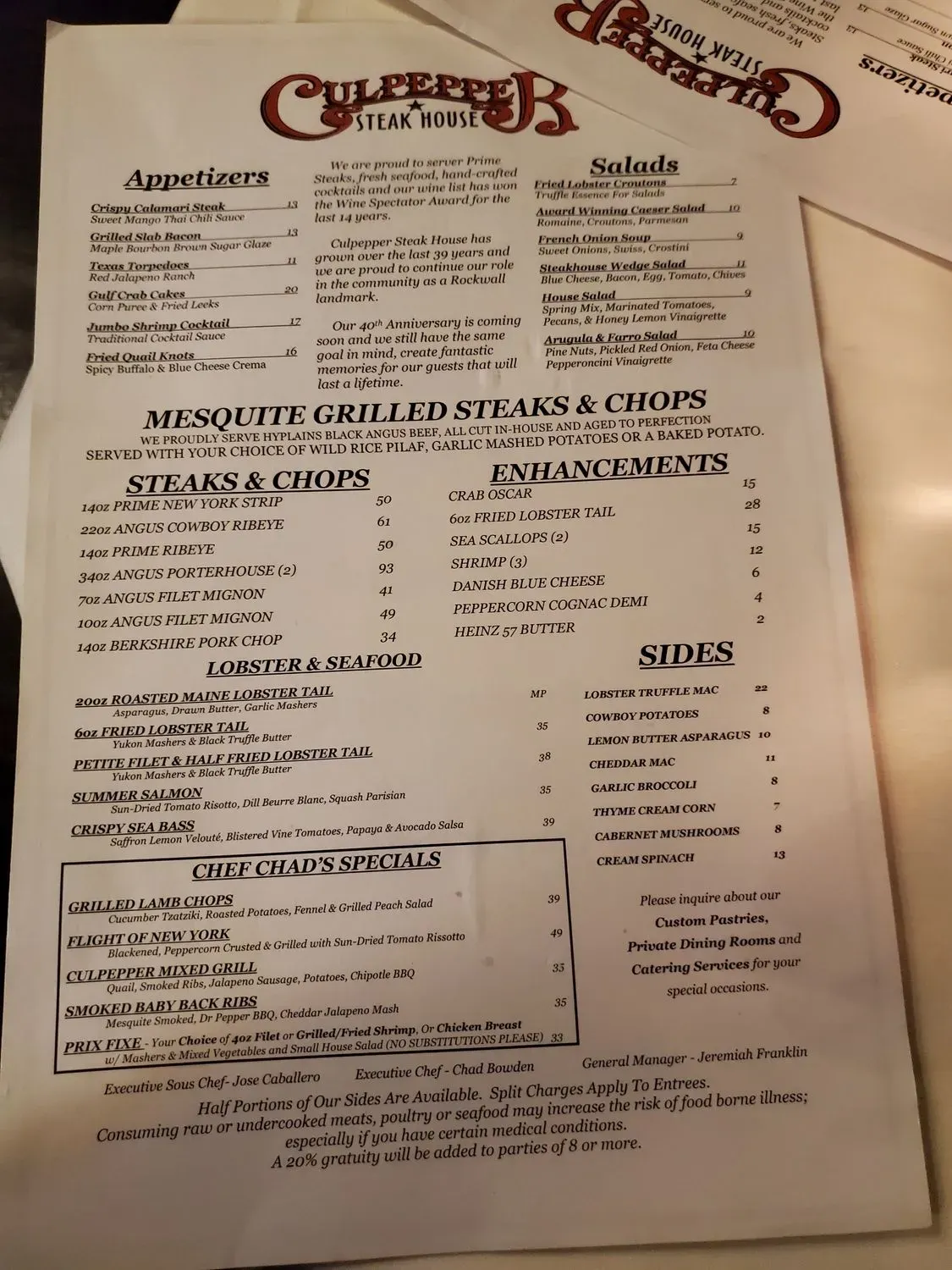 Menu 5