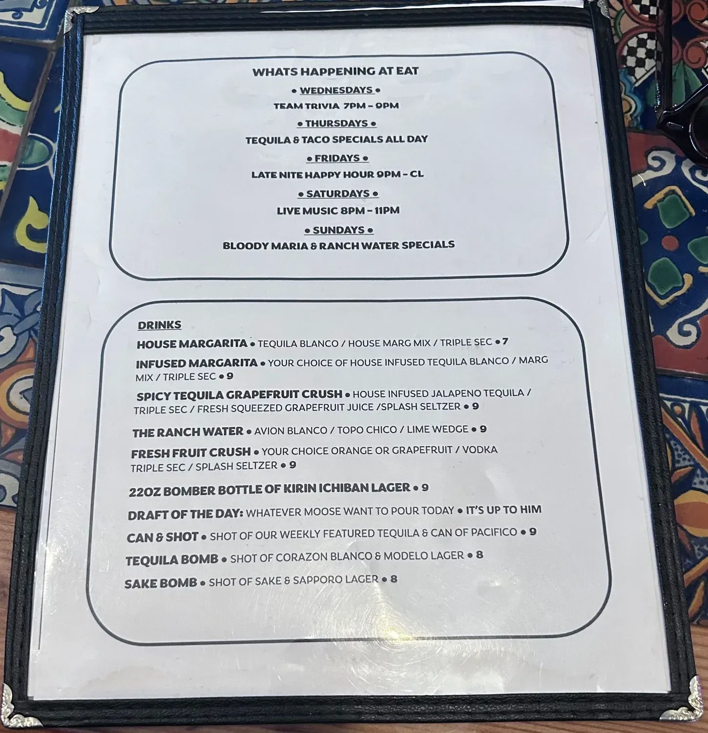 Menu 2