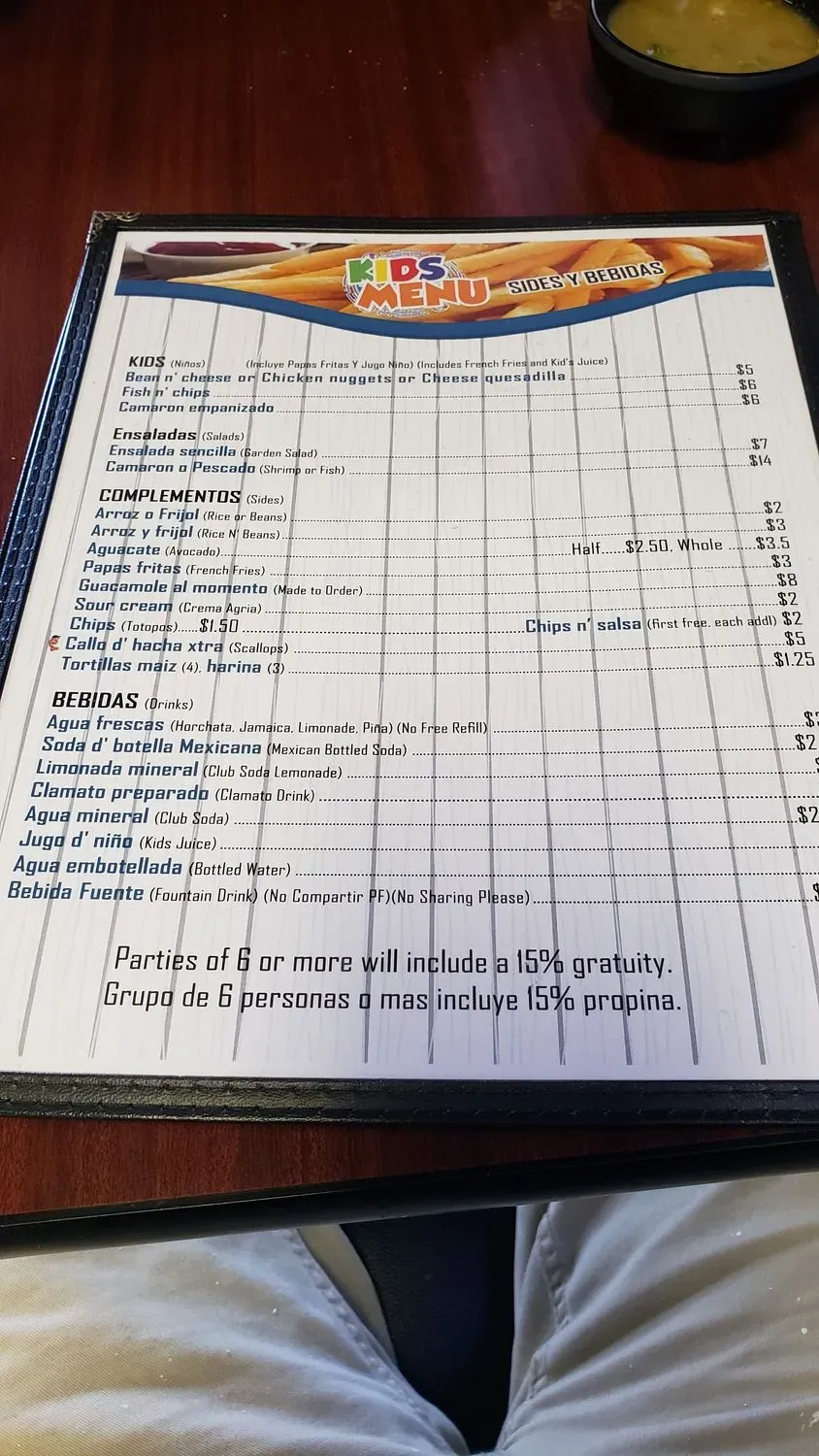 Menu 6