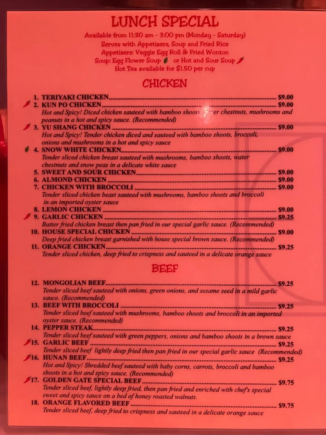 Menu 4