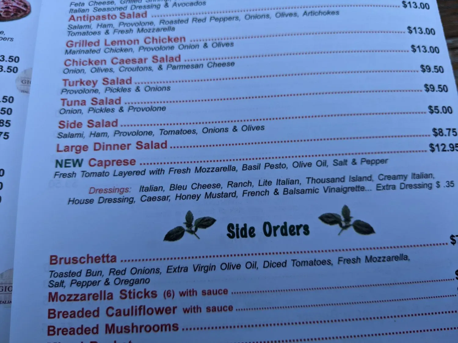 Menu 2