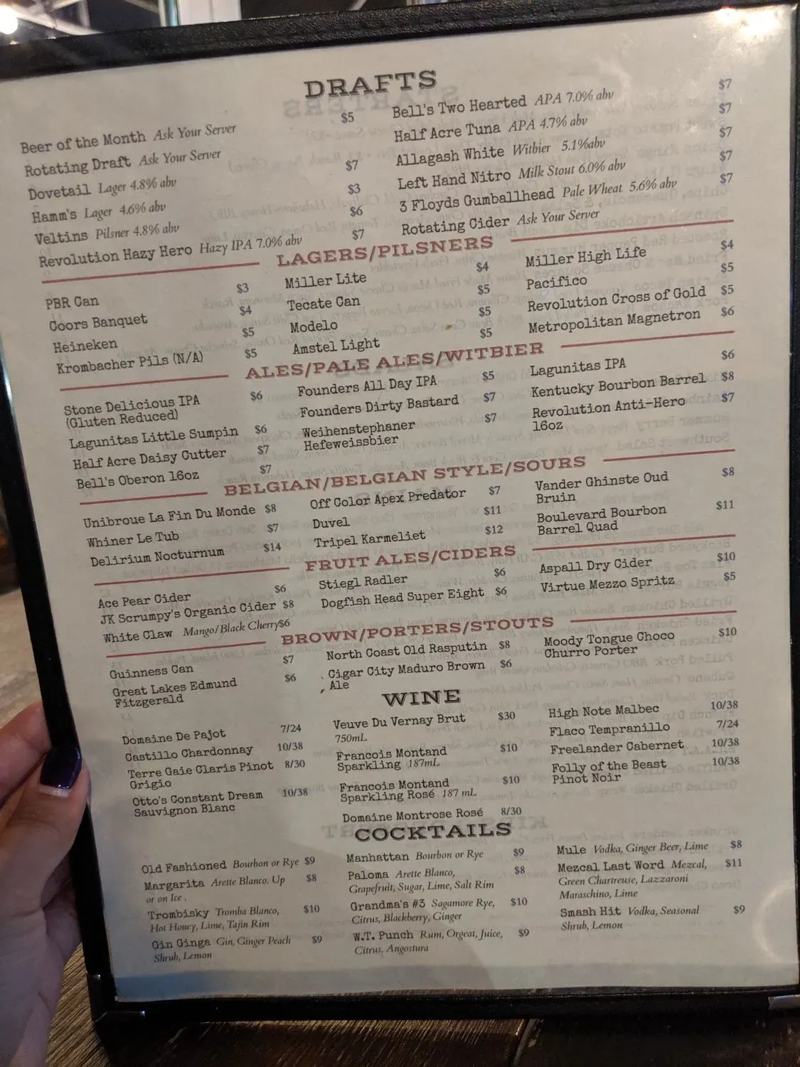 Menu 4