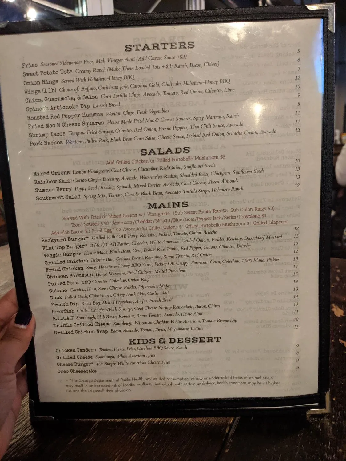 Menu 6