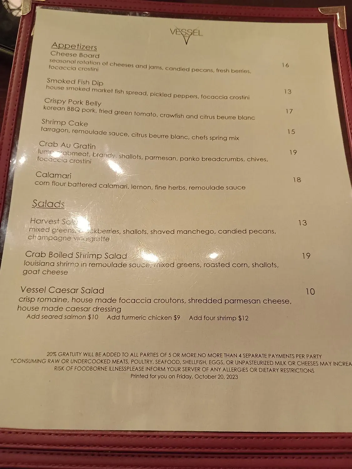 Menu 6