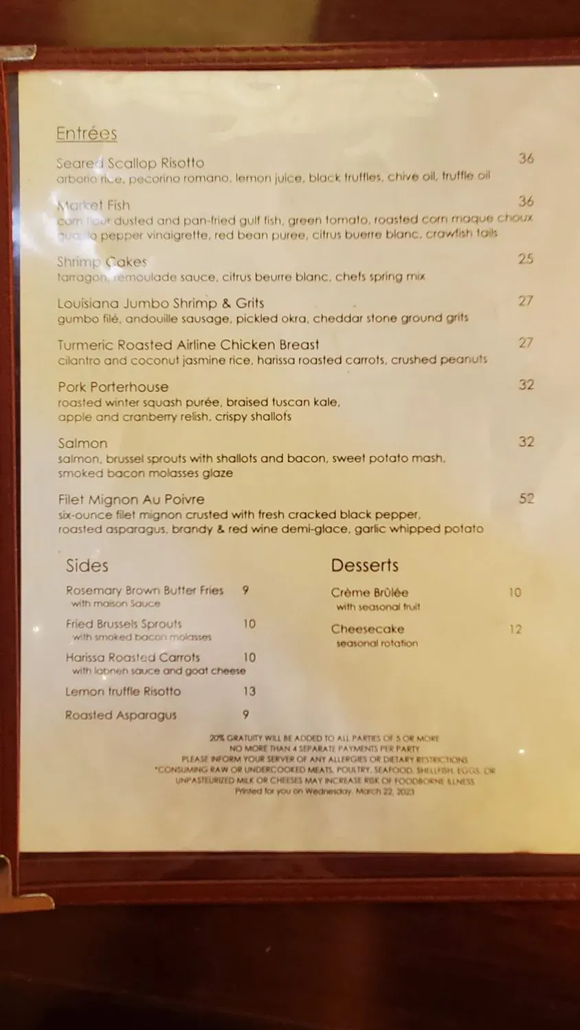 Menu 5