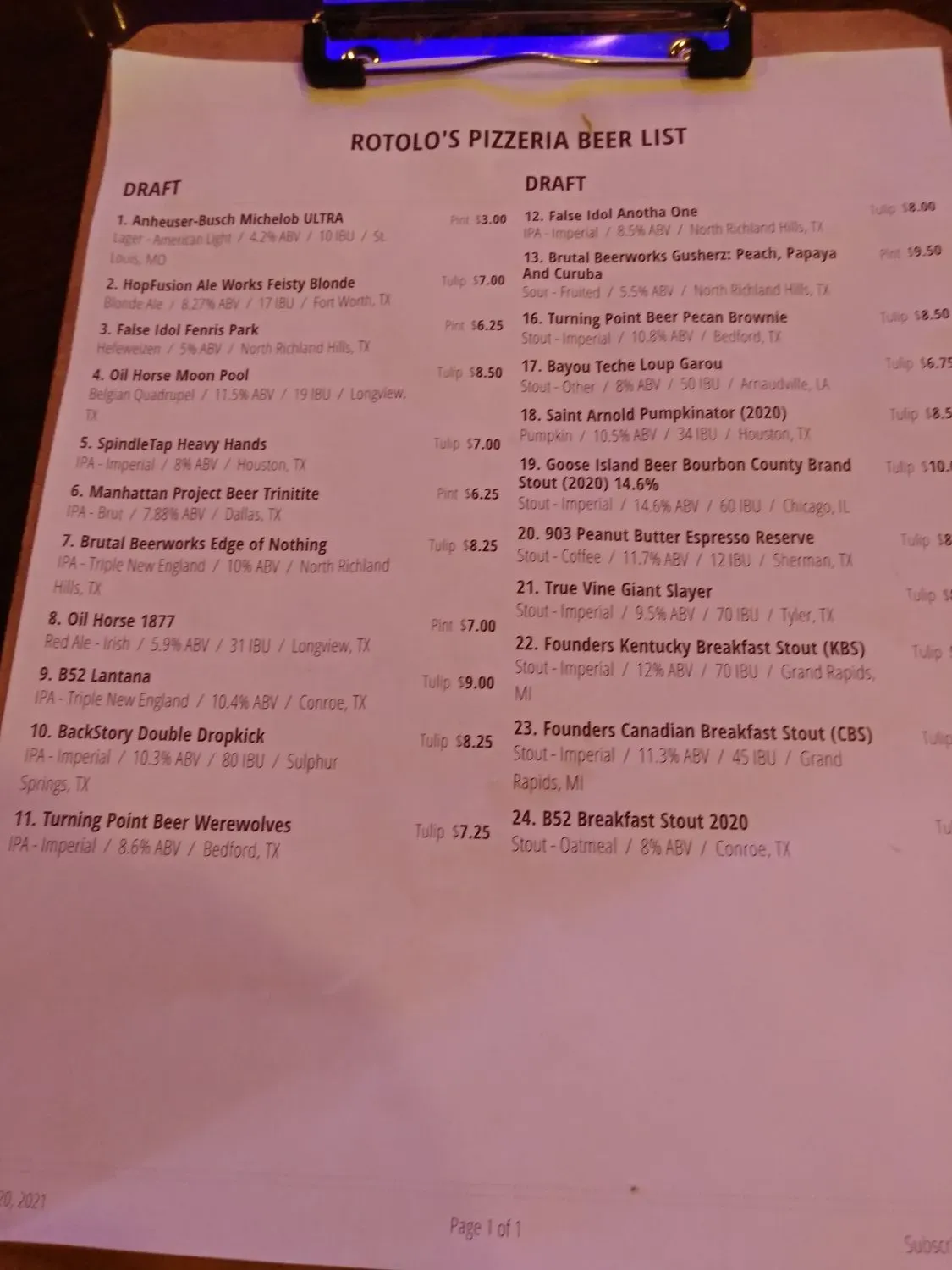 Menu 3