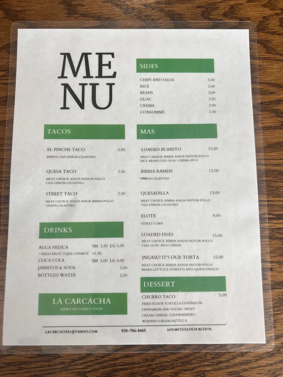 Menu 3